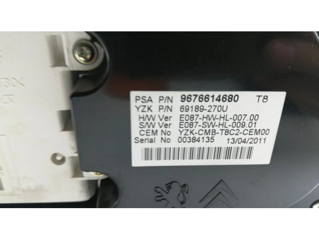 Přístrojová deska Peugeot 3008 I 2011 9676614680, 9674982480