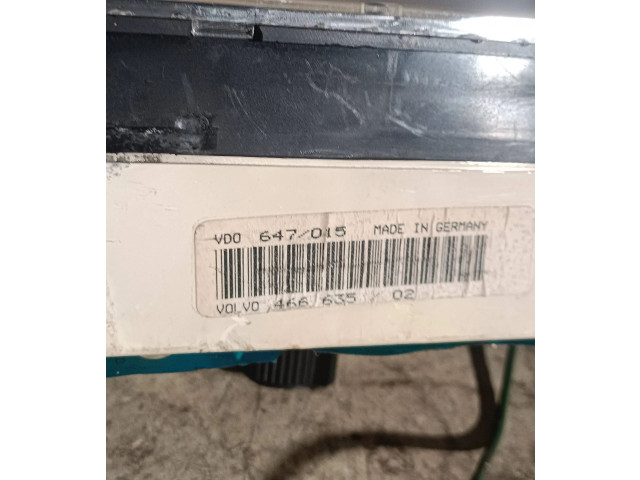 Přístrojová deska Volvo 460 1995 647015, 466635