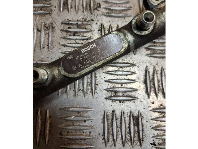 Топливная рампа A6680700095, 0445214005 Mercedes-Benz A W168