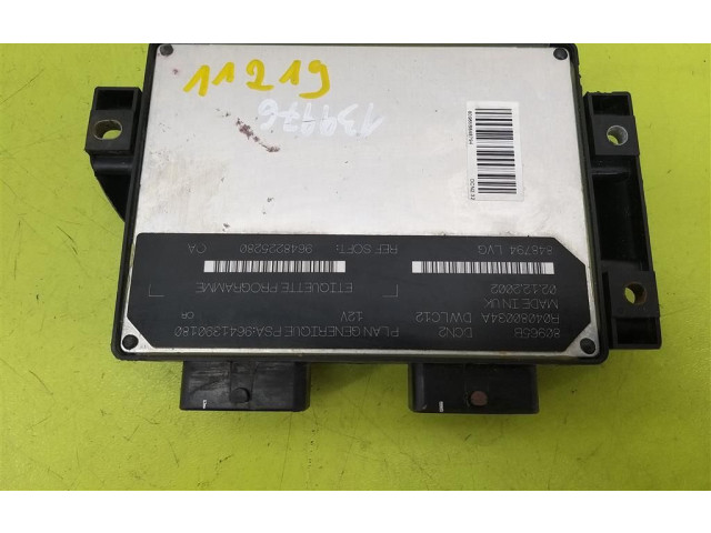 Řídící jednotka 9648225280 Citroen Berlingo 2003