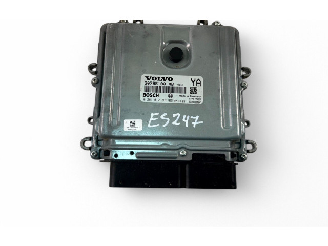 Блок управления двигателем Блок управления 30785100AB, 0281012765   Volvo V70