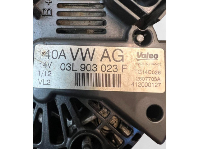 Генератор 03L903023F, 03L903023F   Volkswagen Golf VI      