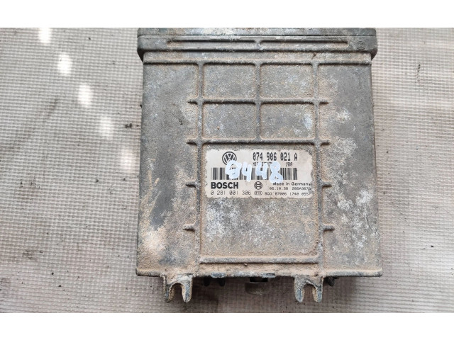 Блок управления двигателя 074906021A, 0281001306 Volkswagen Transporter - Caravelle T4