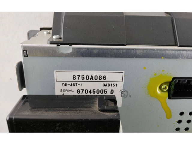 Дисплей 8750A086, MN141534 Mitsubishi L200