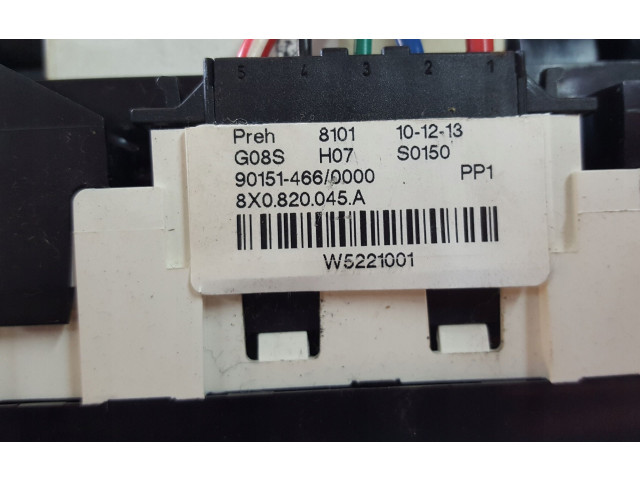 Блок управления климат-контролем 8X0820045A Audi A1