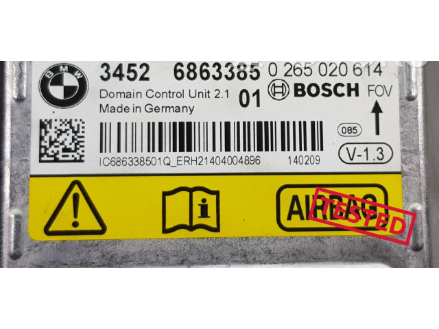 Блок подушек безопасности 3452-6887752, 6863385   BMW X3 F25