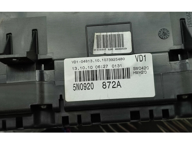 Přístrojová deska Volkswagen Tiguan 2010 5N0920872A