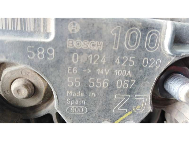 Генератор 0124425020, 55556067 Hyundai i10 1.0