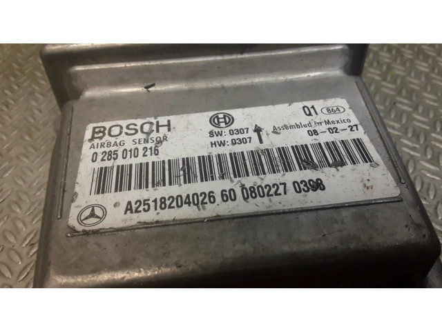 Блок подушек безопасности 2518204026 Mercedes-Benz R W251