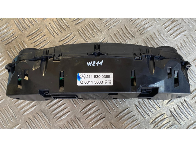 Блок управления климат-контролем 2118300385, HW0303 Mercedes-Benz E W211