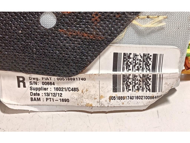 Подушка безопасности в сиденье 00518891740, 00518891740   Fiat 500L