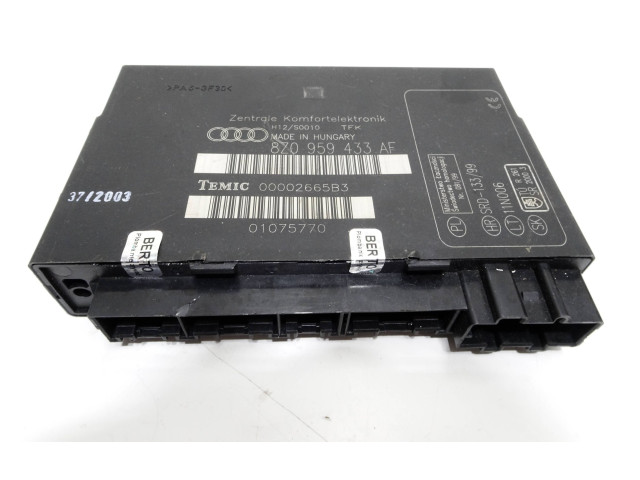 Комфортный модуль 8Z0959433AF, 01075770 Audi A2