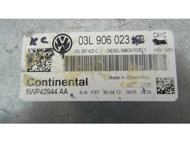 Блок управления двигателя 03L906023KB   Volkswagen Beetle A5