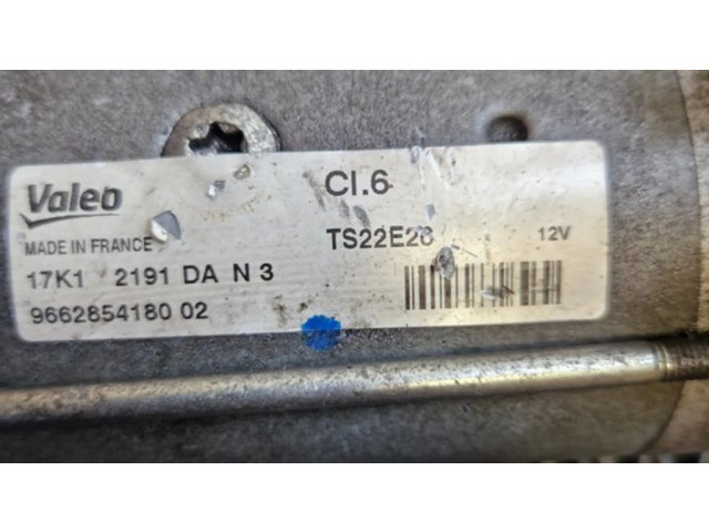 Стартер 9662854180, 17K12191DA Citroen DS3