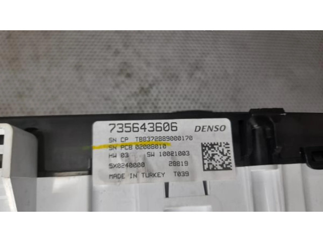 Блок управления климат-контролем    Fiat Tipo