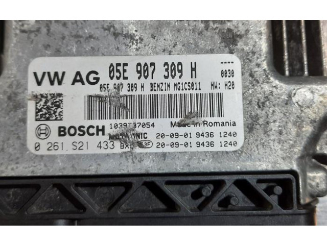 Блок управления двигателя 05E907309H Volkswagen Touran III