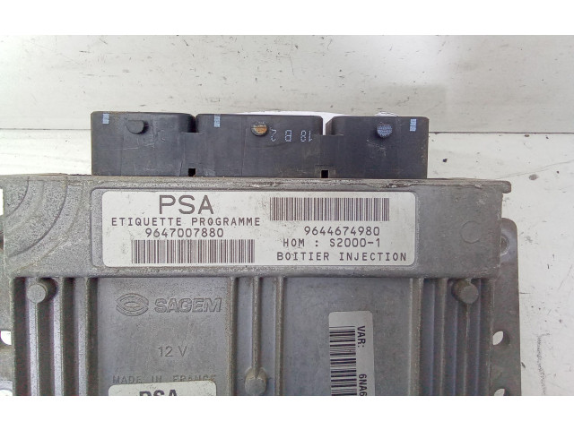 Řídící jednotka 9647007880, 6FZ Citroen Xsara Picasso 2002