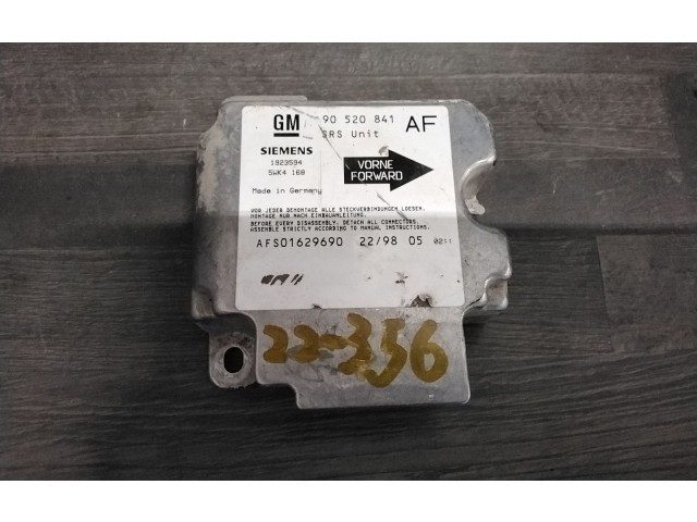 Блок управления надувных подушек 90520841, 1923594   Opel Astra G