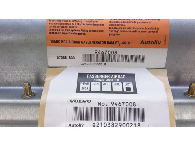 Подушка безопасности пассажира 9467008, G210382900218 Volvo S70 V70 V70 XC