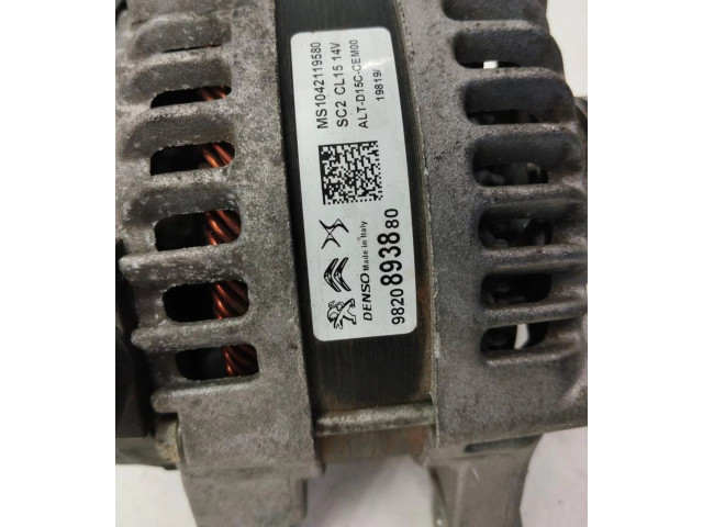 Генератор 9820893880   Peugeot 2008 I      