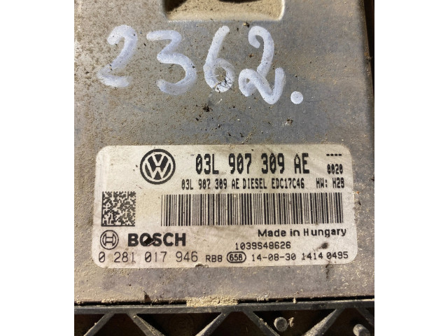 Řídící jednotka 03L907309AE, 0281017946   Volkswagen Caddy 2012