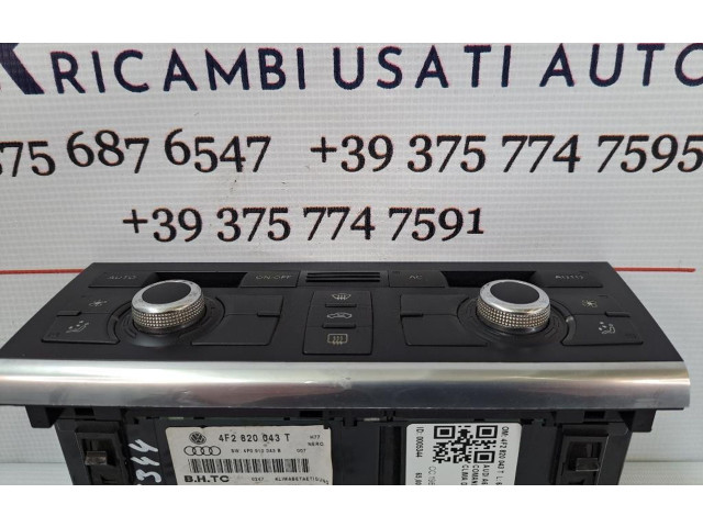 Блок управления климат-контролем 4F2820043T, 4F2820043T Audi A6 S6 C6 4F