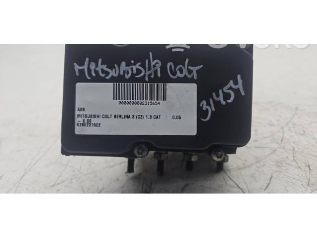Блок АБС 0265231502 Mitsubishi Colt CZ3 2006 - 2009 года