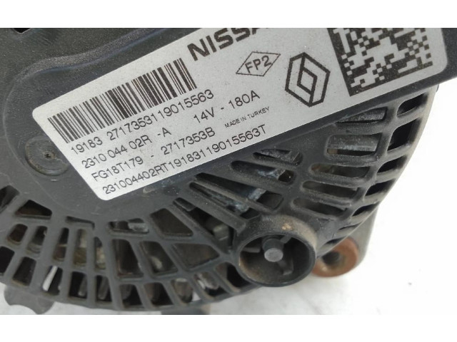 Генератор 231004402R   Renault Clio V      