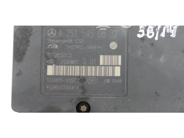 Блок АБС 00009555C3, 1644311512 Mercedes-Benz ML W164 2005 - 2011 года