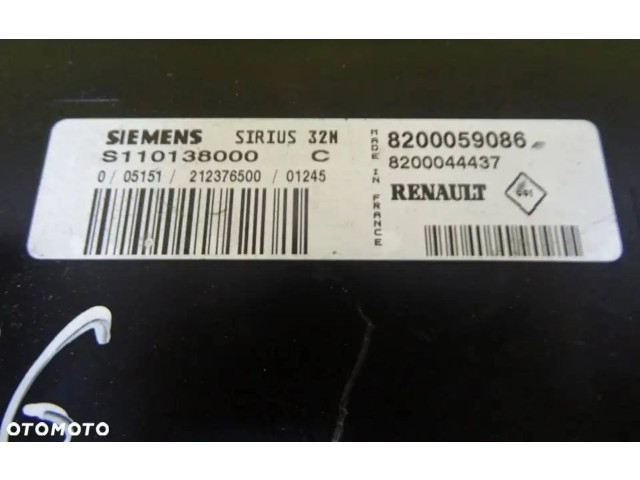 Řídící jednotka S110138000C, 8200059086 Renault Twingo I 2000