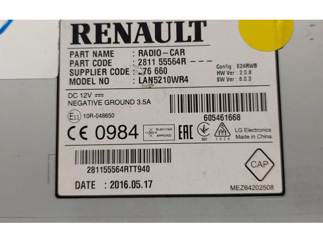 Дисплей 281155564R Renault Clio III