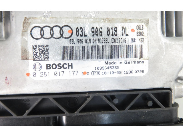 Блок управления двигателя 0281017177, 03L906018DL   Audi Q5 SQ5