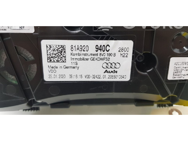 Панель приборов 81A920751B   Audi Q2 -       