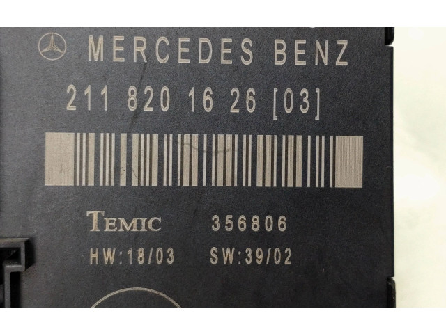 Блок управления дверью 2118201626   Mercedes-Benz E W211