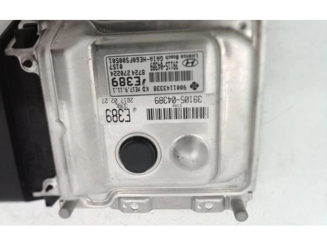 Блок управления двигателем ECU 3910504389 Hyundai i10
