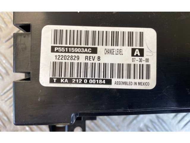 Блок управления климат-контролем P55115903AC, 12202829 Jeep Grand Cherokee (WJ)