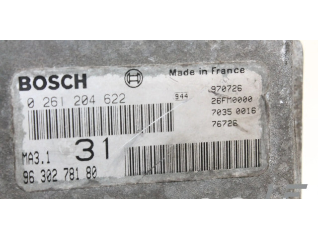 Řídící jednotka 0261204622 Citroen Saxo 2001