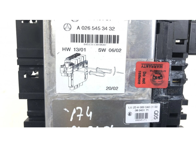 Pojistková skříňka 05045139, A2305454032 Mercedes-Benz SL R230 2002