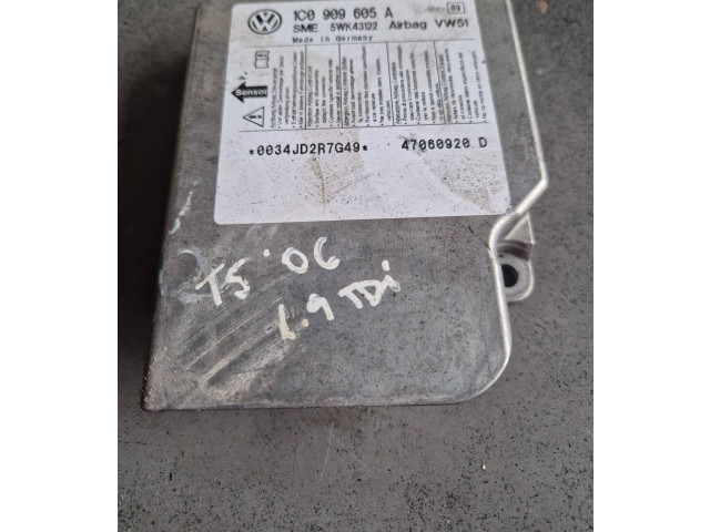 Блок подушек безопасности 1C0909605A, 47060920D   Volkswagen Transporter - Caravelle T5