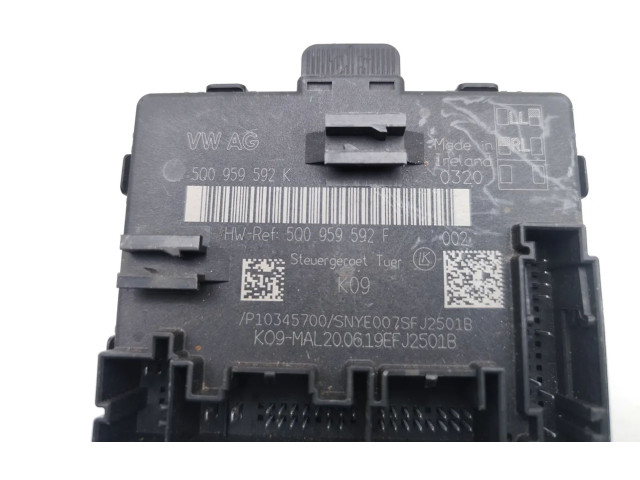 Поршень Блок управления дверью DFGA 5Q0959592K, 5Q0959592F Audi Q2 -