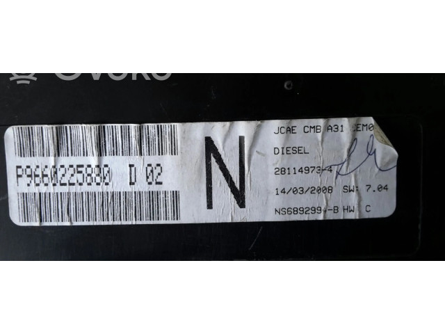 Панель приборов P9660225880D02 Citroen C3