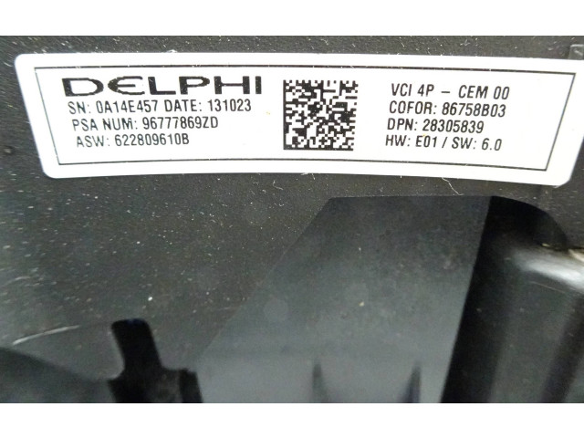 Руль Citroen C4 II Picasso 2013 - 2018 года 96777869ZD, 86758803