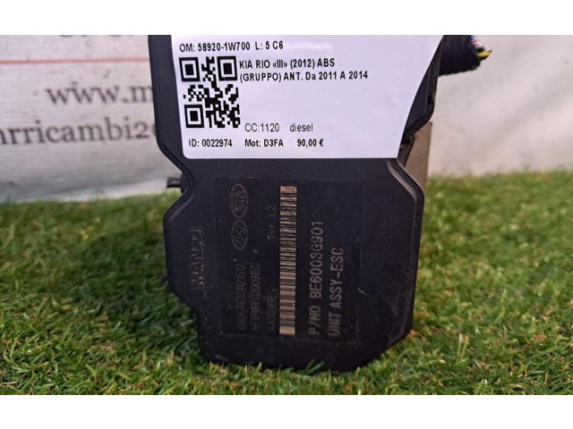 Jednotka ABS D3FA KIA Rio 2011