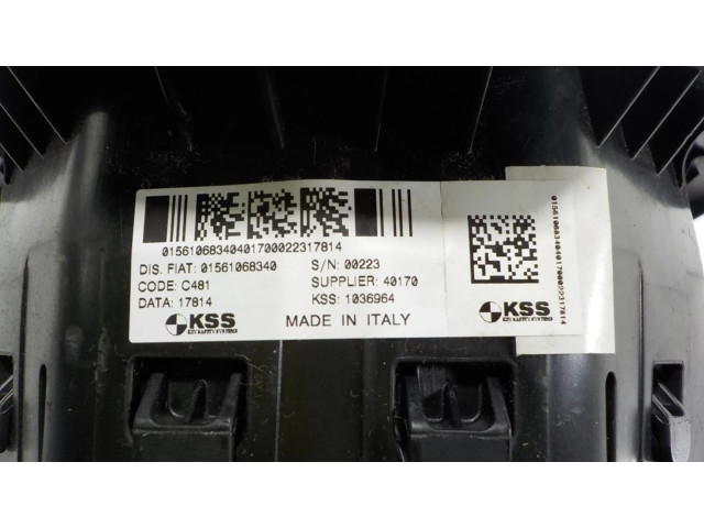 Подушка безопасности водителя 156106834, 01561068340 Alfa Romeo Giulietta