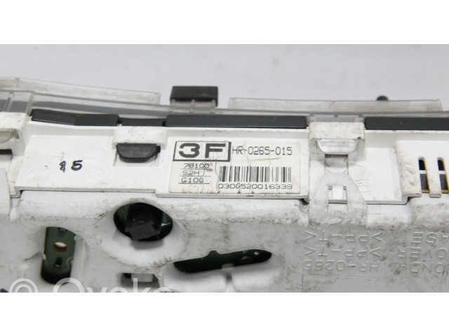 Přístrojová deska  Honda HR-V 2000 HR0265015, 78100S2HG100  