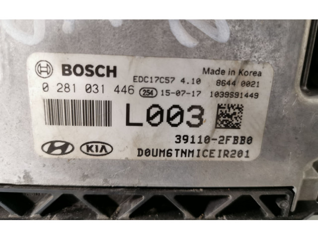 Řídící jednotka 0281031446 KIA Sorento 2016