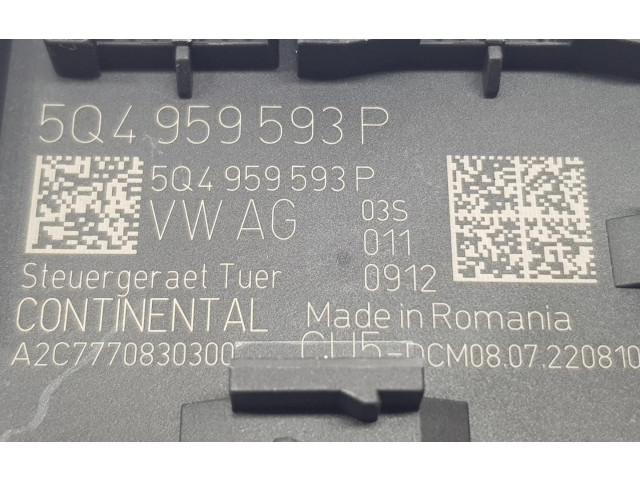 Блок управления 5Q4959593P, 5Q4959593P   Cupra Leon