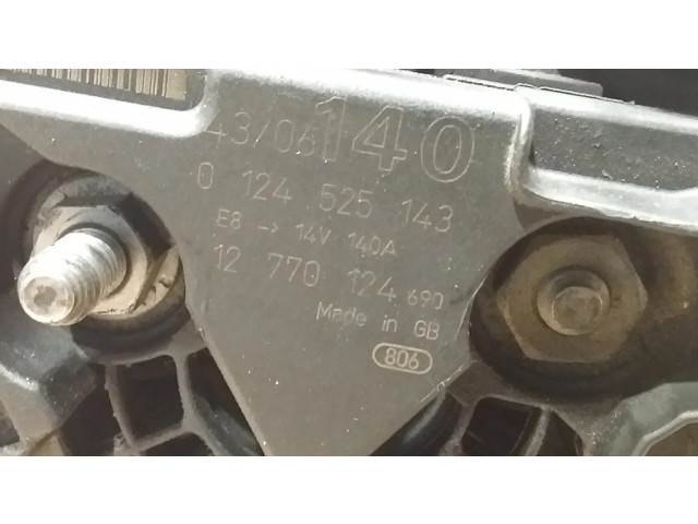 Генератор 0124525143, 12770124690   Saab 9-5 2.0     