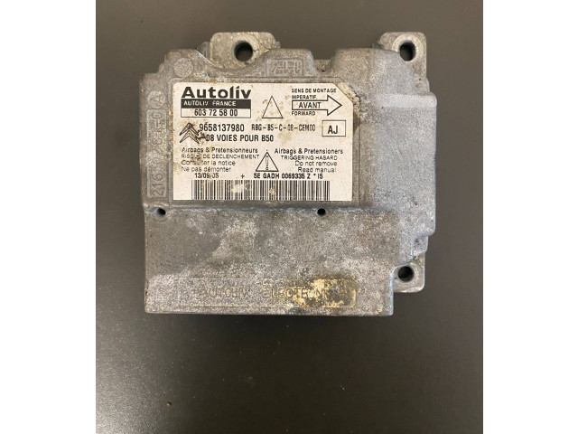 Блок подушек безопасности 603725800, 9658137980 Citroen C4 I