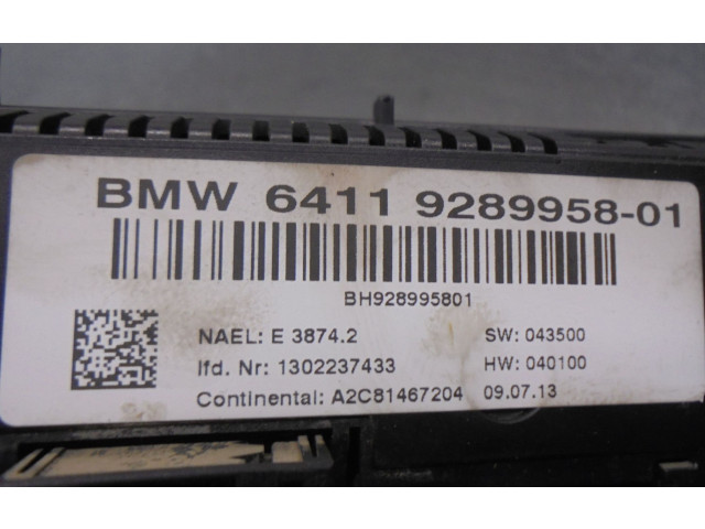Блок управления климат-контролем 64119289958 BMW X3 F25